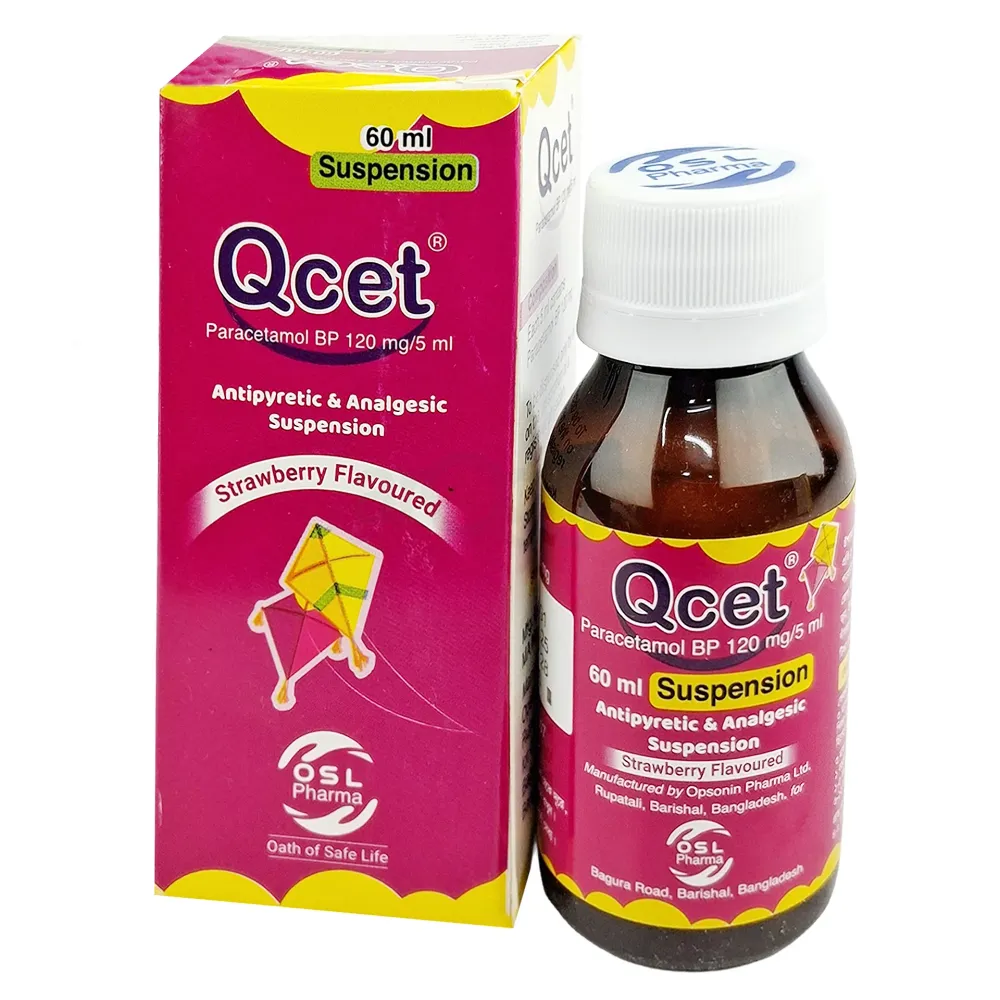 Qcet Suspension 60ml 120mg/5ml suspension