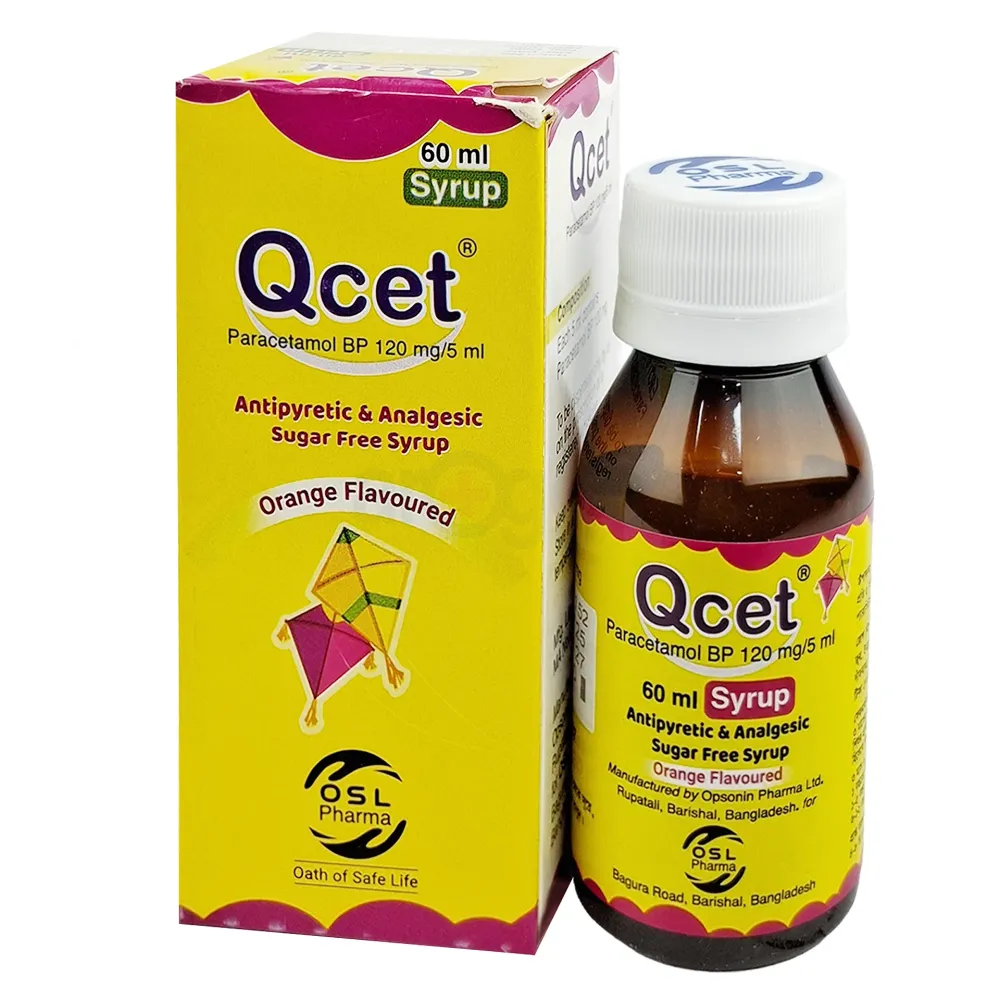 Qcet Syrup 60ml 120mg/5ml syrup