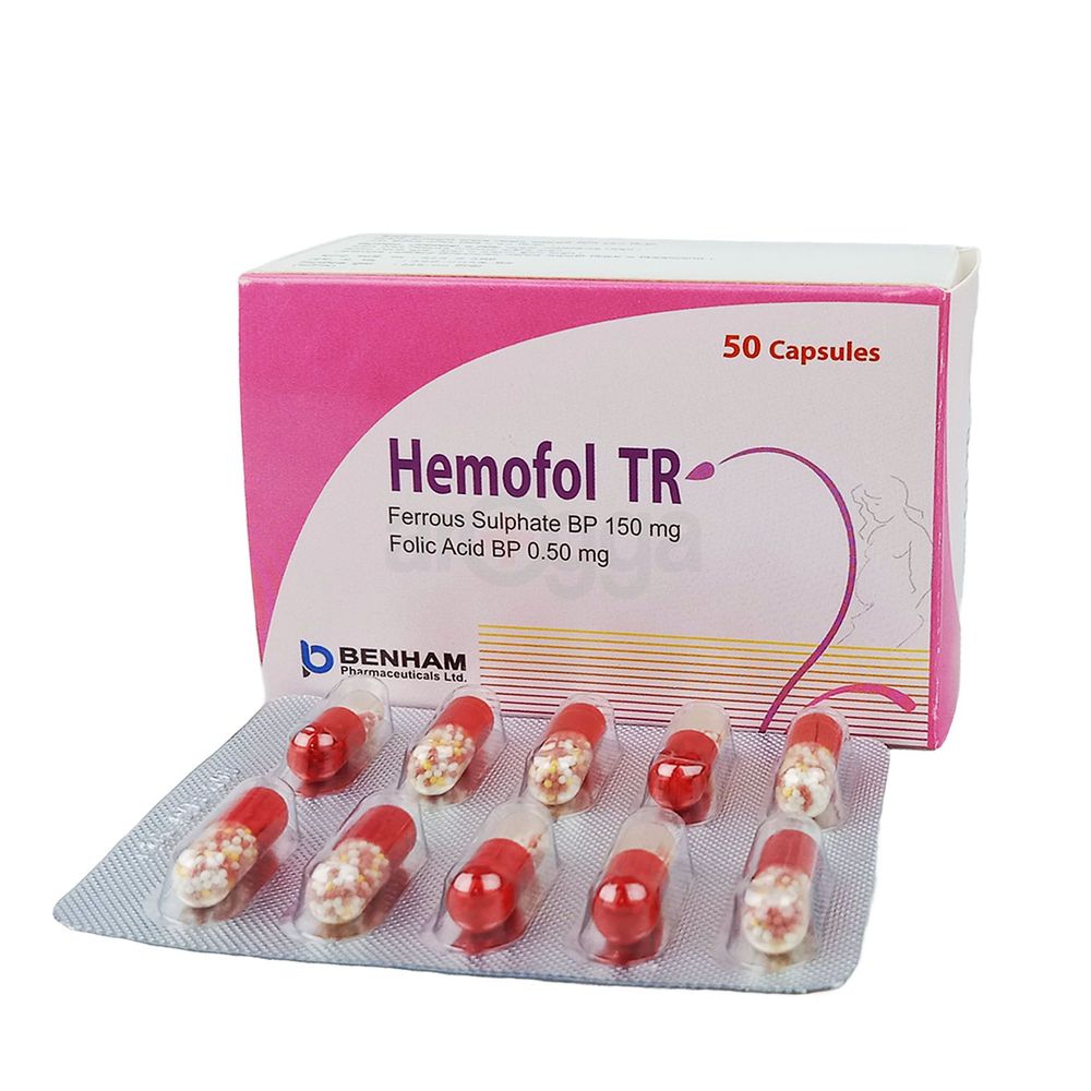 Hemofol-TR 200mg+200mcg Capsule