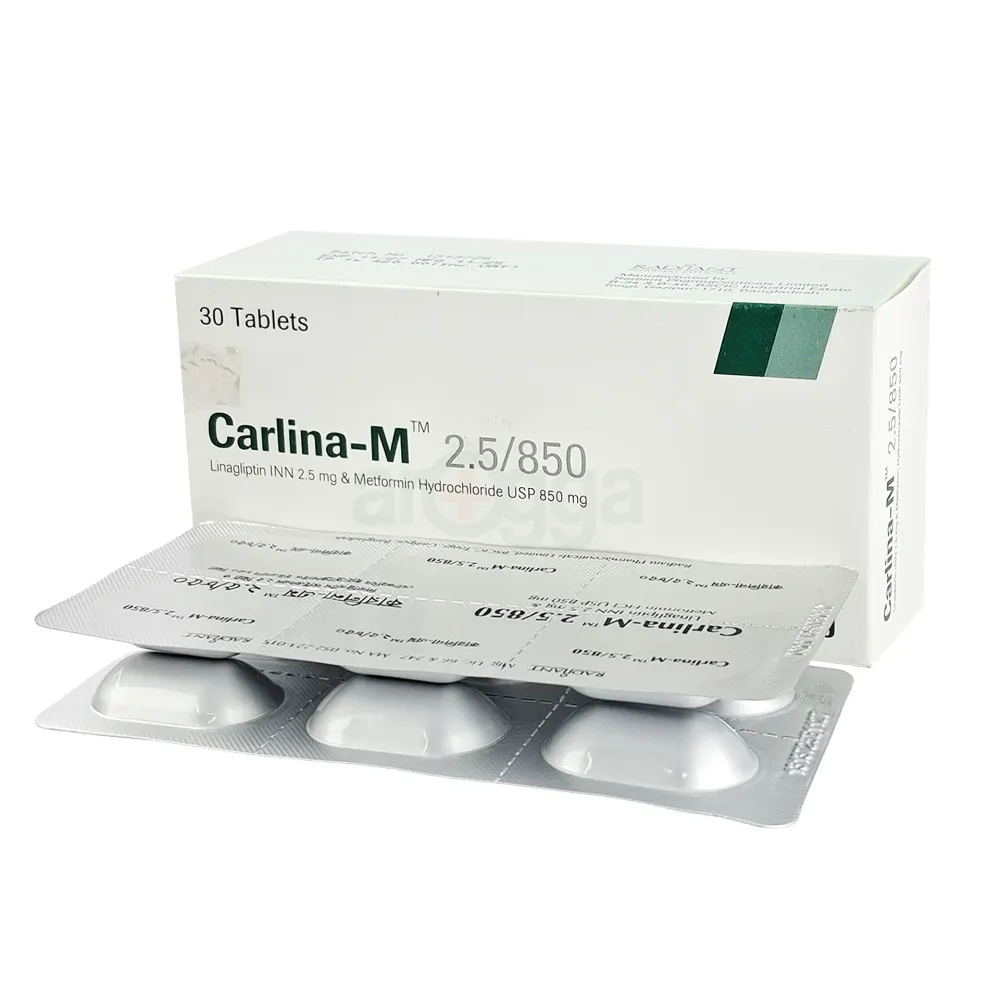 Carlina M 850 2.5mg+850mg Tablet
