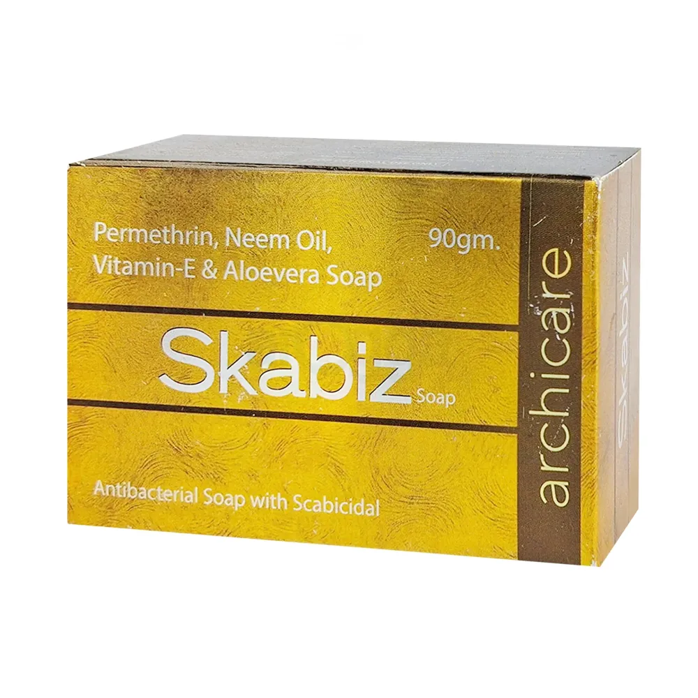 Skabiz Soap 90gm – Antibacterial & Scabicidal Soap with Permethrin ...