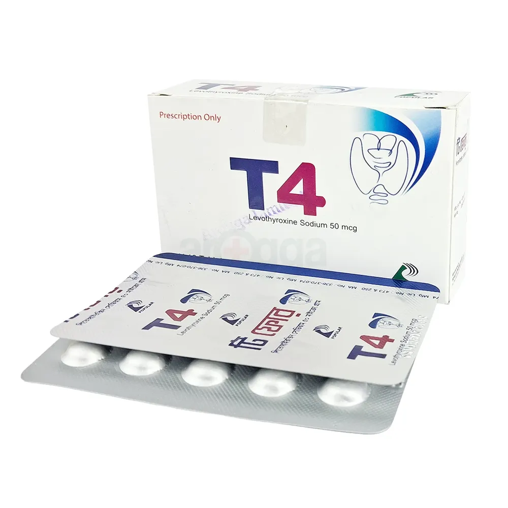 T4 50 price in Bangladesh | Arogga Online Pharmacy