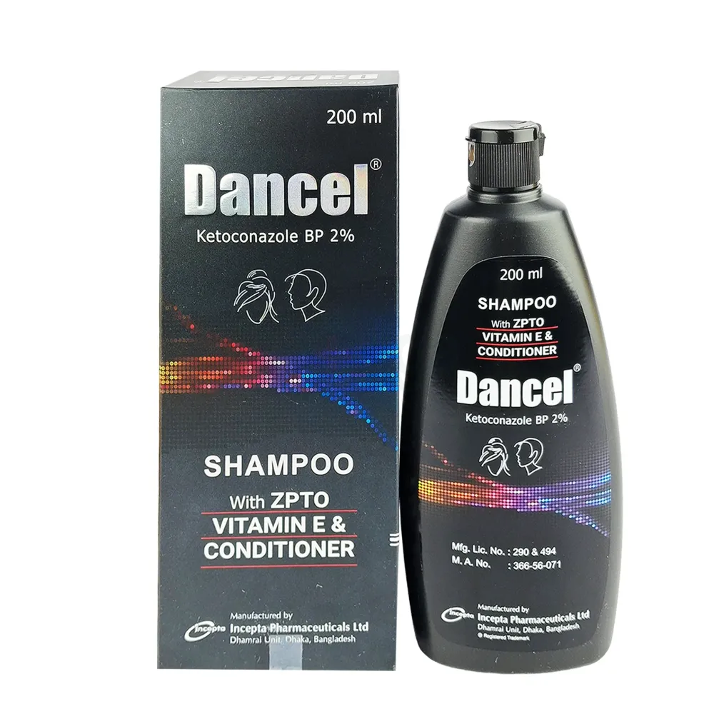 Dancel Shampoo with ZPTO, Vitamin E & Conditioner – 200ml price in ...