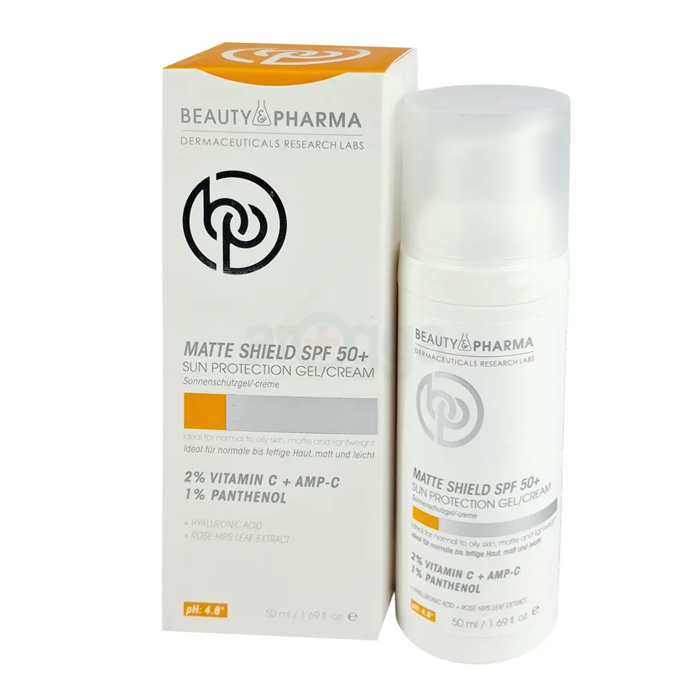 Beauty Pharma Dermaceuticals Matte Shield SPF 50+ Sun Protection Cream ...