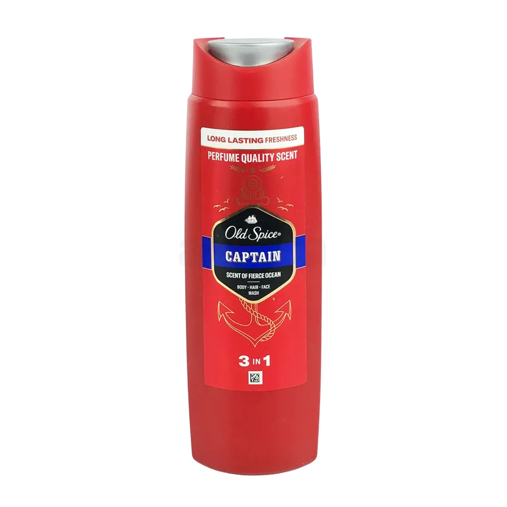 Old Spice Captain 3-in-1 Shower Gel – Hair, Face & Body Wash, Fierce ...