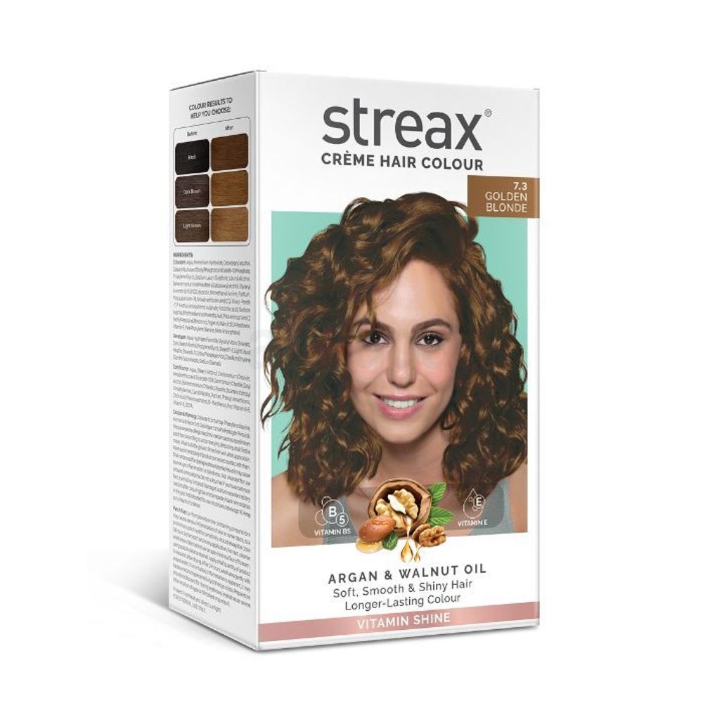 Streax Creme Hair Colour -7.3 Golden Blonde 60ml price in Bangladesh ...
