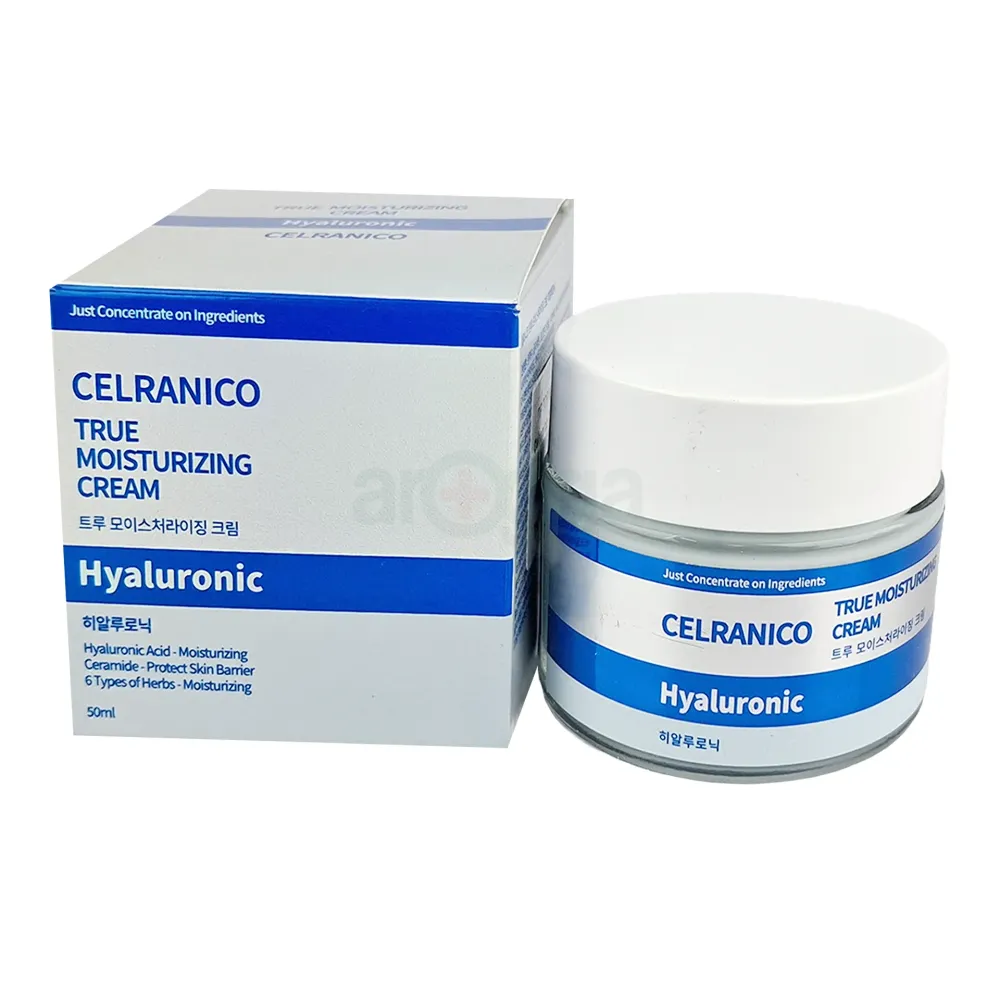 CELRANICO True Moisturizing Cream 50ml – Hyaluronic Acid, Ceramide & 6 ...