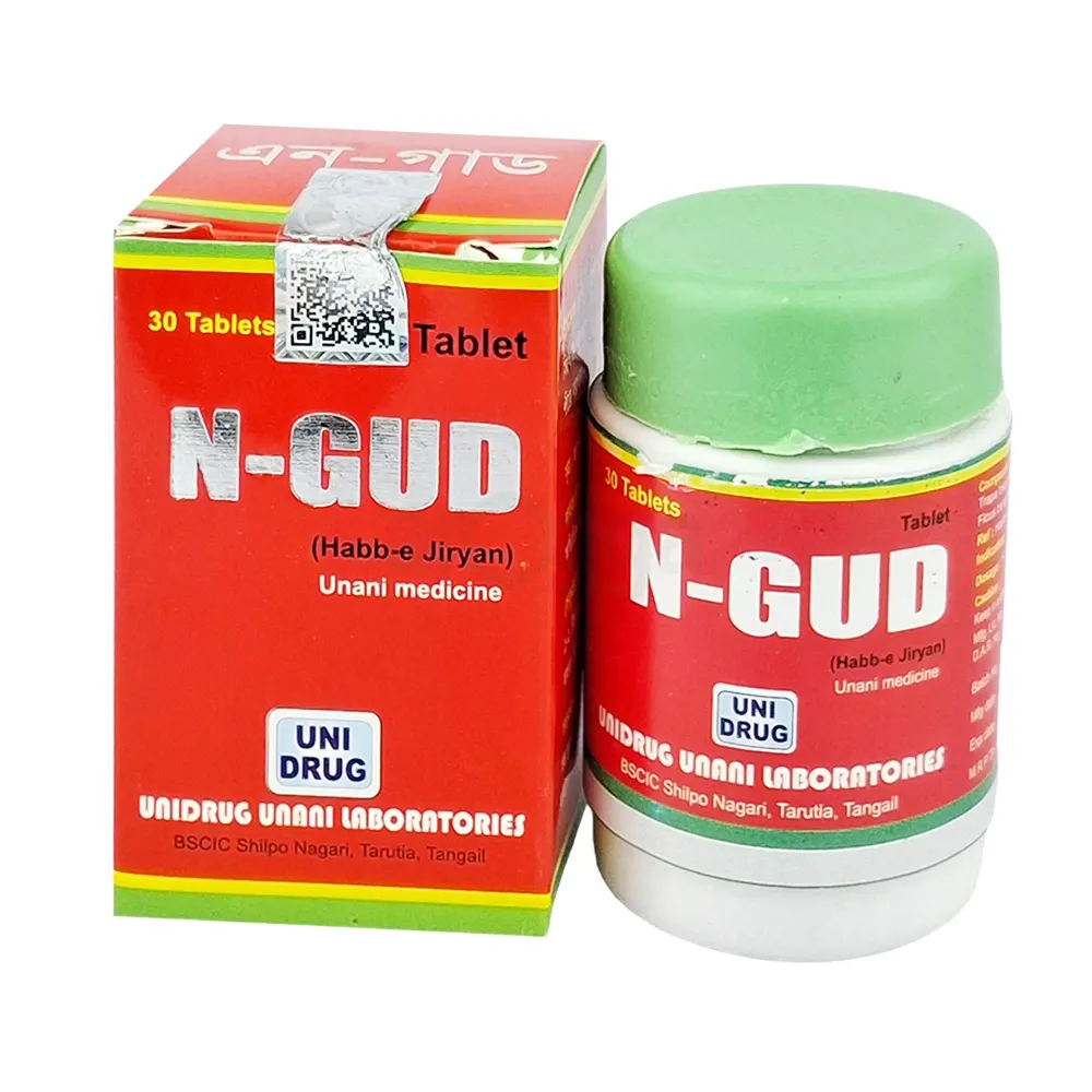 N-GUD (Habb-e Jiryan) 30's price in Bangladesh | Arogga