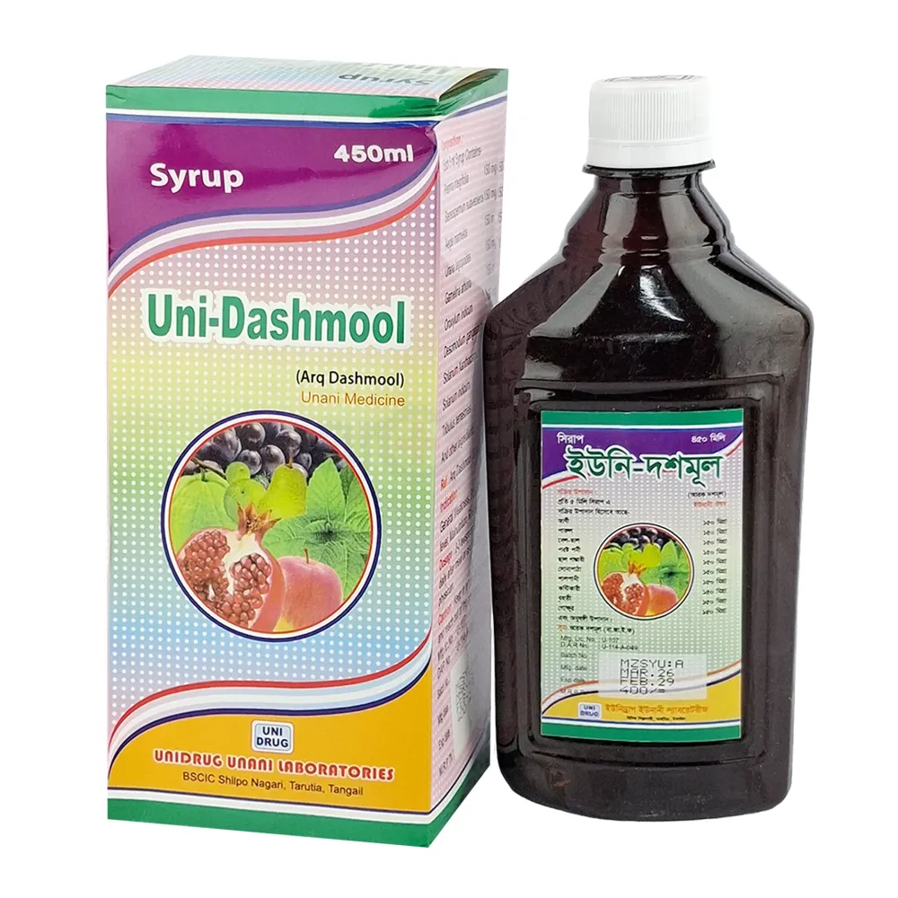 Uni-Dashmool 450ml (Arq Dashmool) price in Bangladesh | Arogga