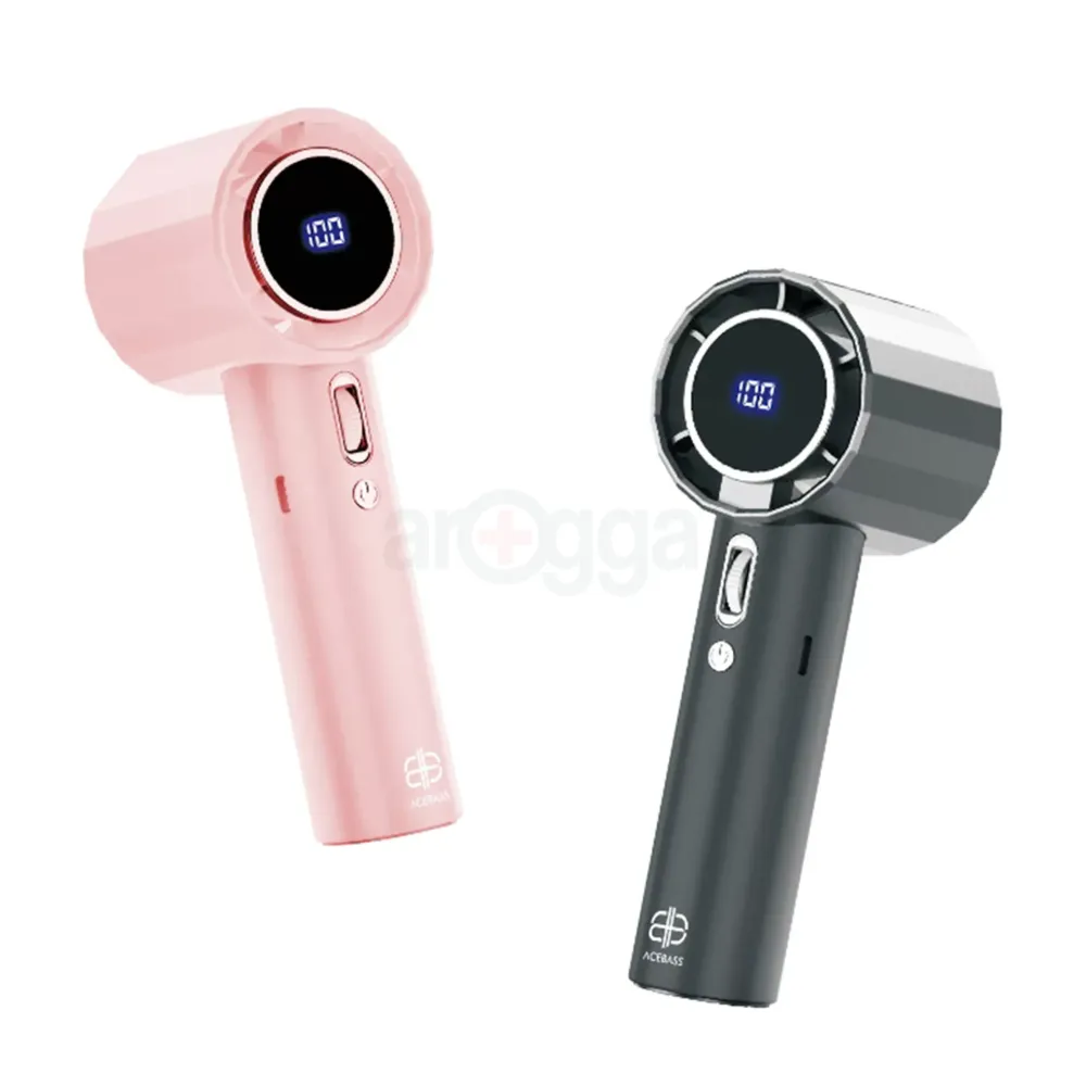 ACEBASS Portable Handheld Turbo Fan – USB Rechargeable Mini Cooling Fan ...