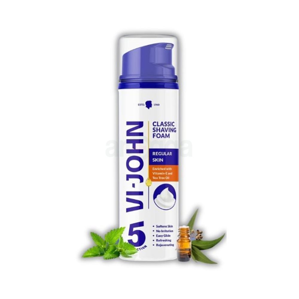 VI-Jhon Classic Shaving Foam 200ml price in Bangladesh | Arogga