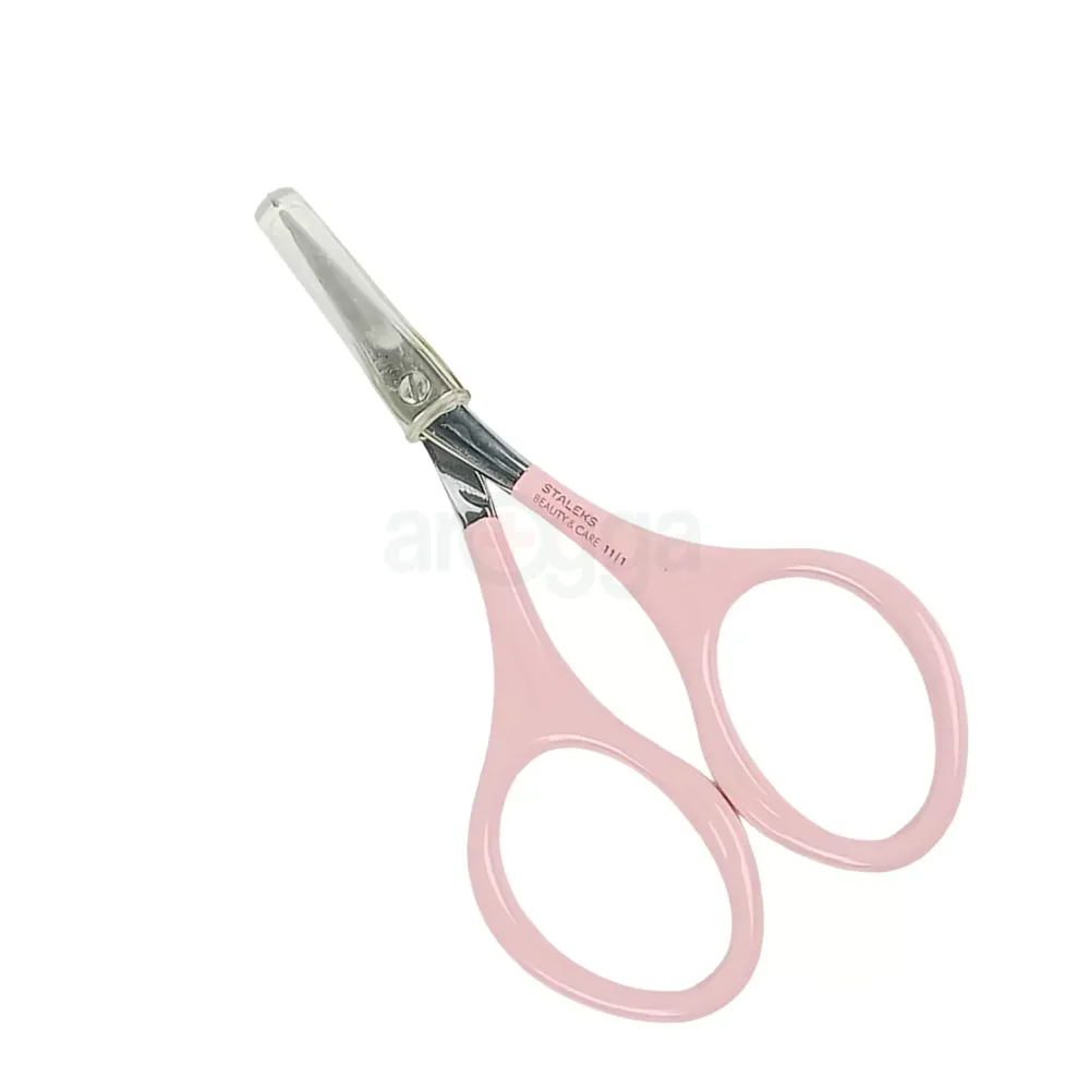 STALEKS Beauty & Care 11 Type 1 Pink Cuticle Scissors – Small Handle ...