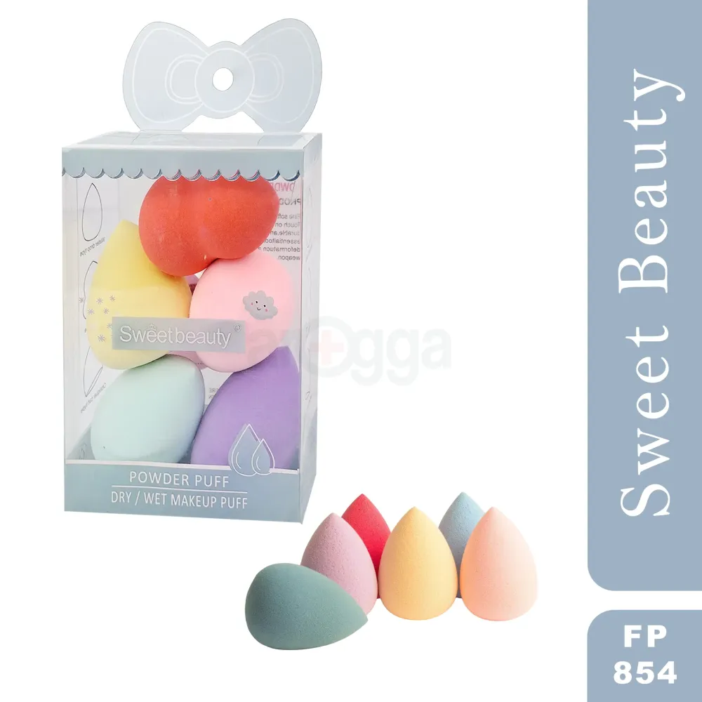 Sweet Beauty Powder Puff 5pcs Set - Multiple Shape FP-854 price in ...