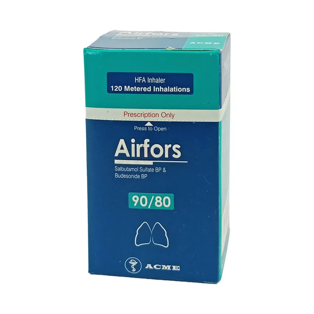 Airfors 90/80 HFA Inhaler price in Bangladesh | Arogga Online Pharmacy