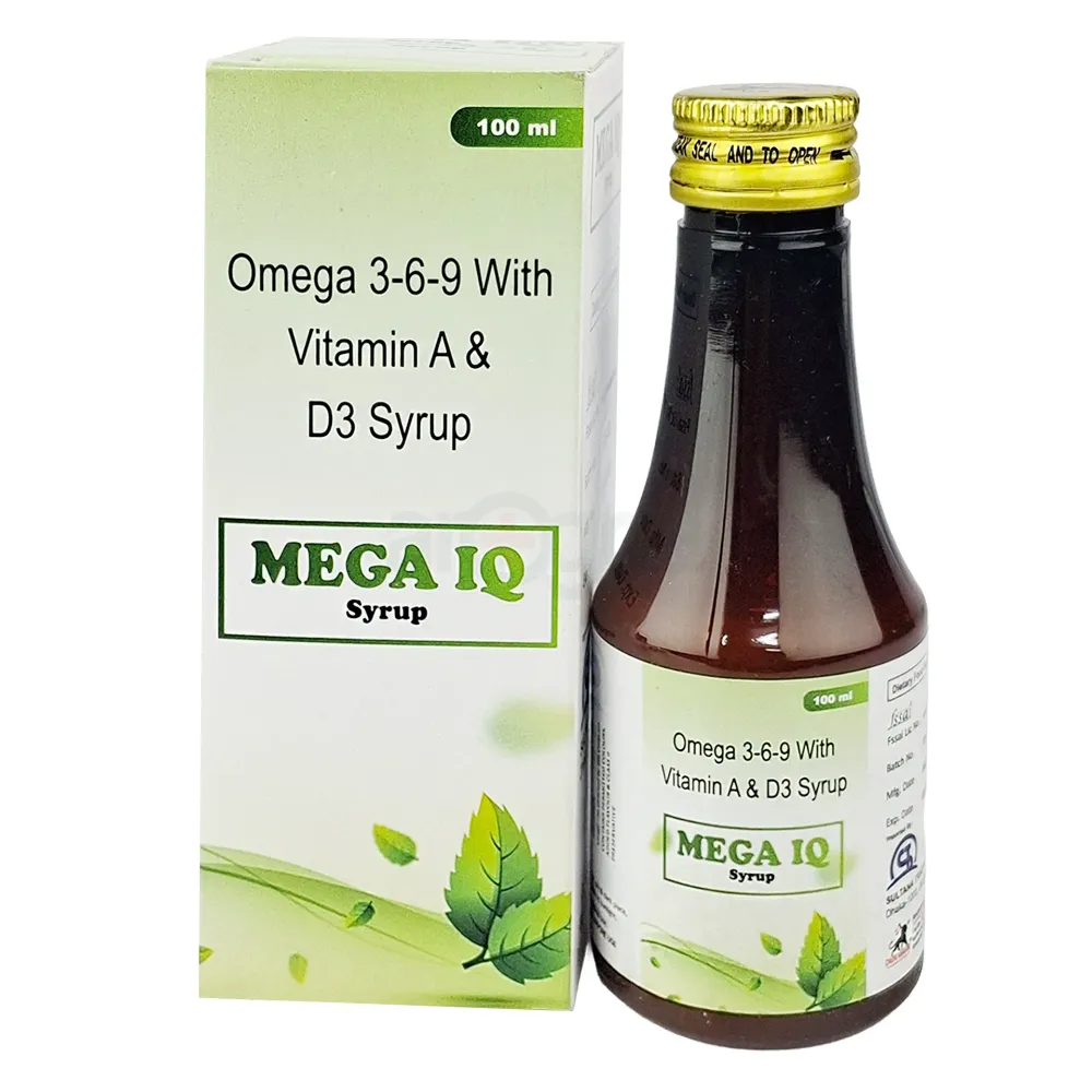 Mega IQ Syrup 100ml – Omega with Vitamin A & D3 price in Bangladesh ...