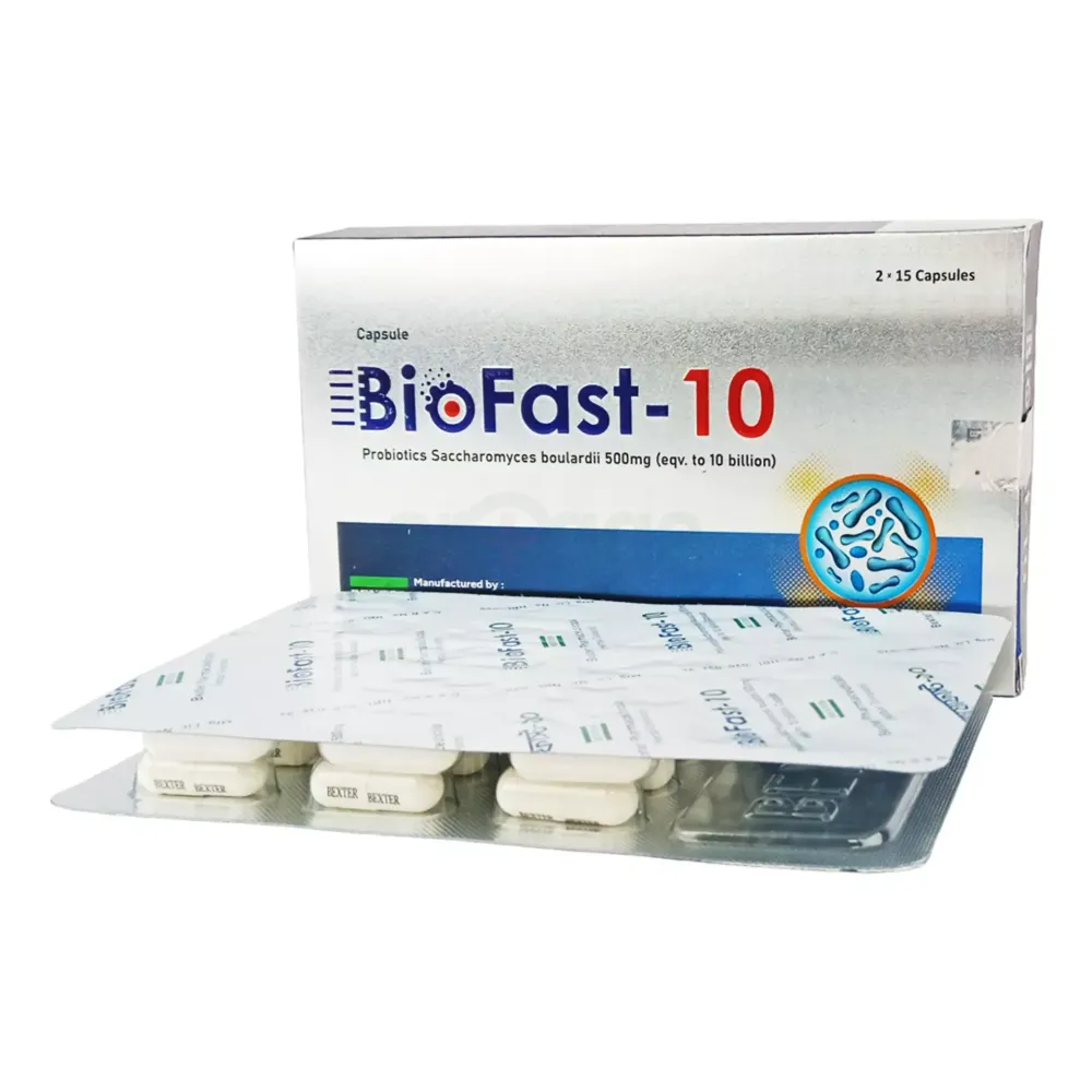 BioFast-10 Capsule (30's) price in Bangladesh | Arogga Online Pharmacy