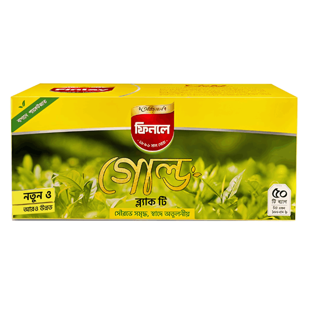 Finlay Gold Black Tea 50 Tea Bags 100g price in Bangladesh | Arogga