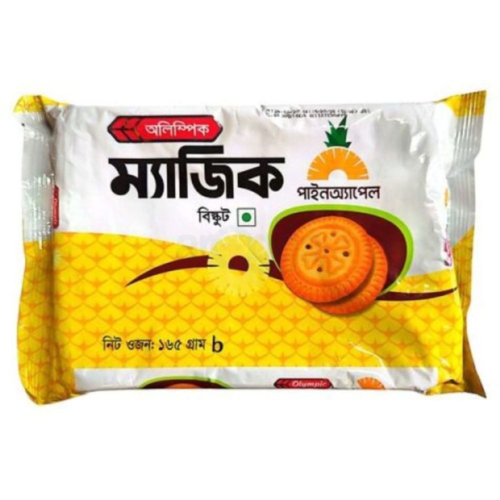 Olympic Magic Pineapple Biscuit 165g price in Bangladesh | Arogga