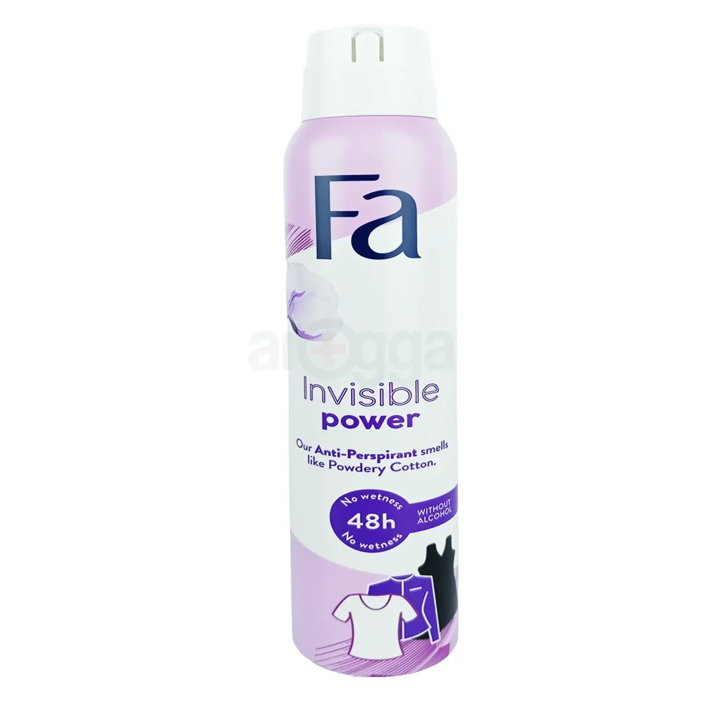 Fa Invisible Power Anti-Perspirant Deodorant Spray for Women - Powdery ...
