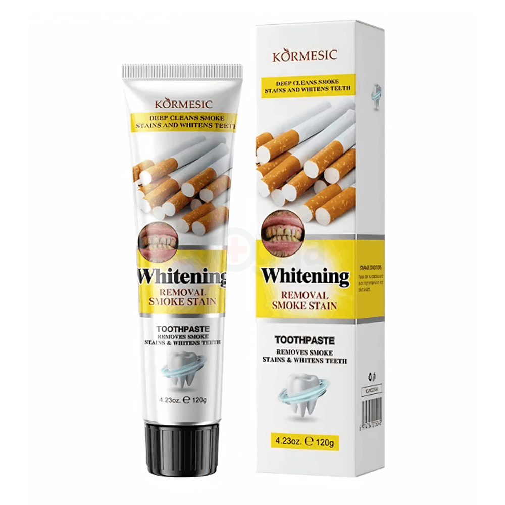 Kormesic Whitening Toothpaste - Smoke Stain Removal 120g price in ...