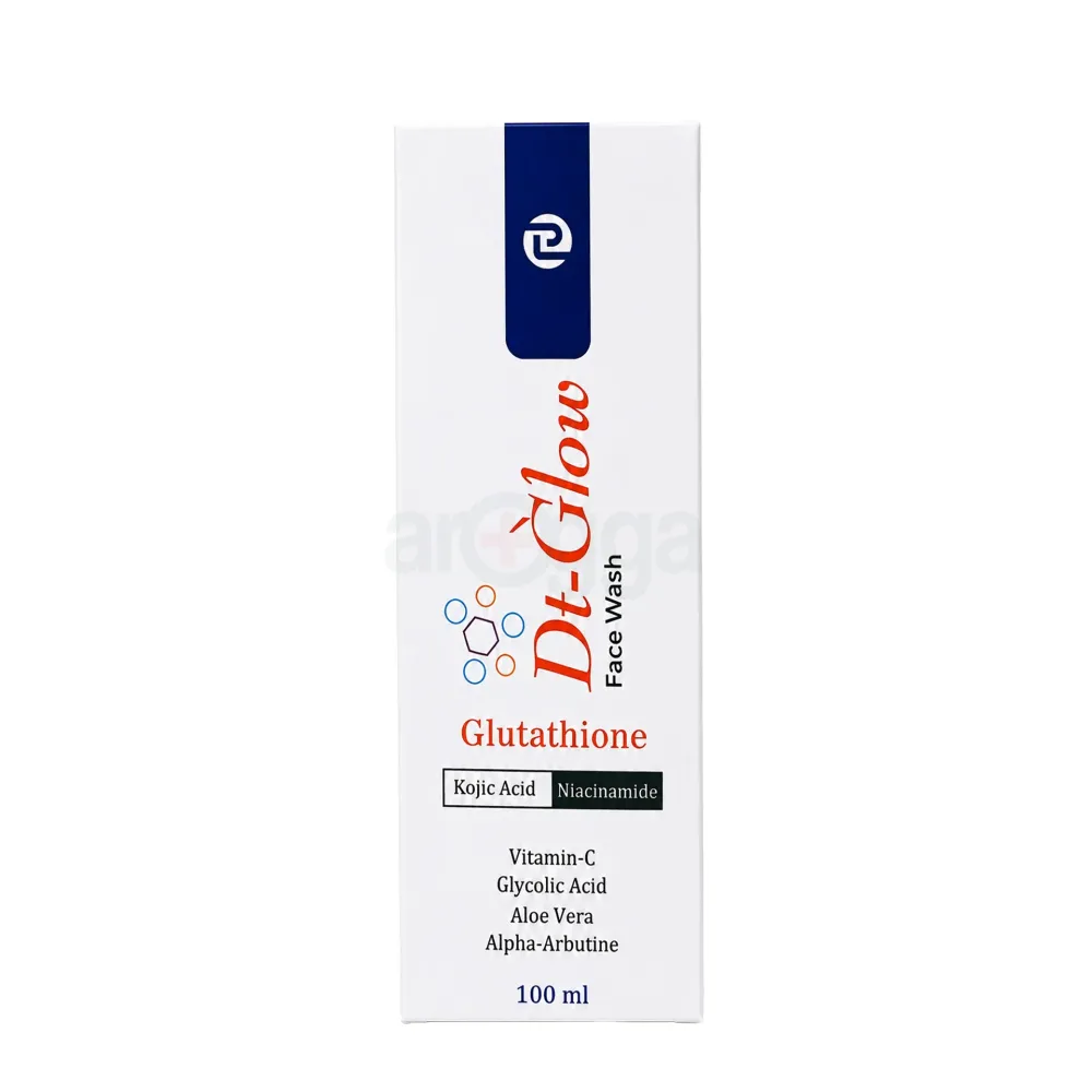 glutathione kojic acid vitamin c face wash DT-Glow Face Wash with Glutathione, Kojic Acid, Niacinamide & Vitamin C –  100ml price in Bangladesh