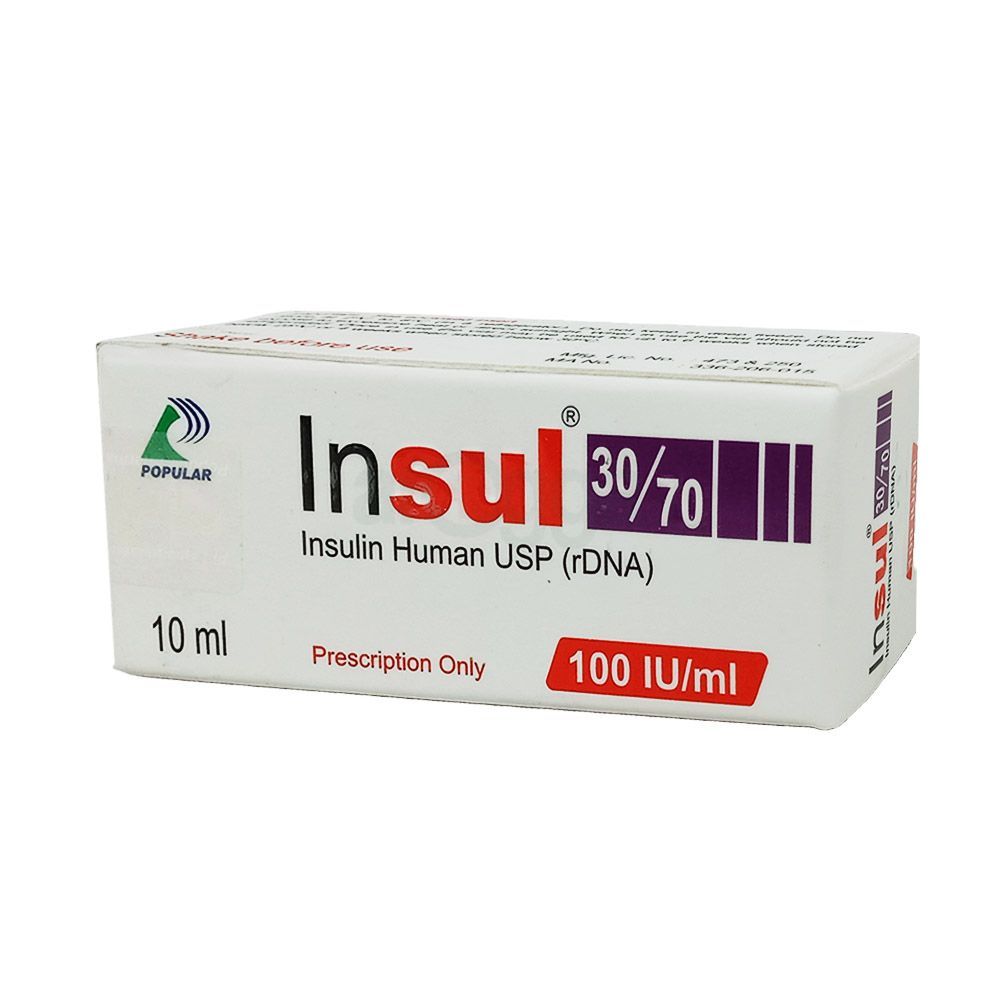 Insul 30/70 100IU 100IU/ml Injection