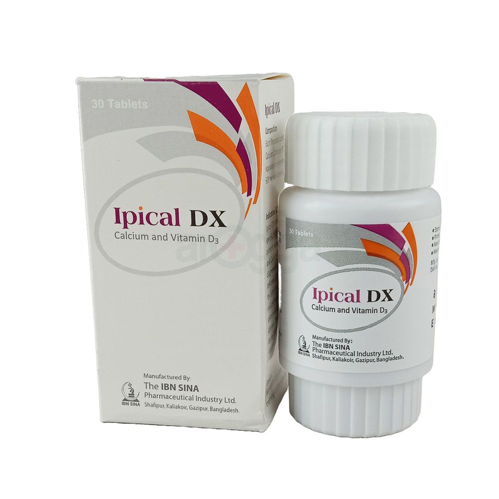 Ipical DX 600mg+400IU Tablet