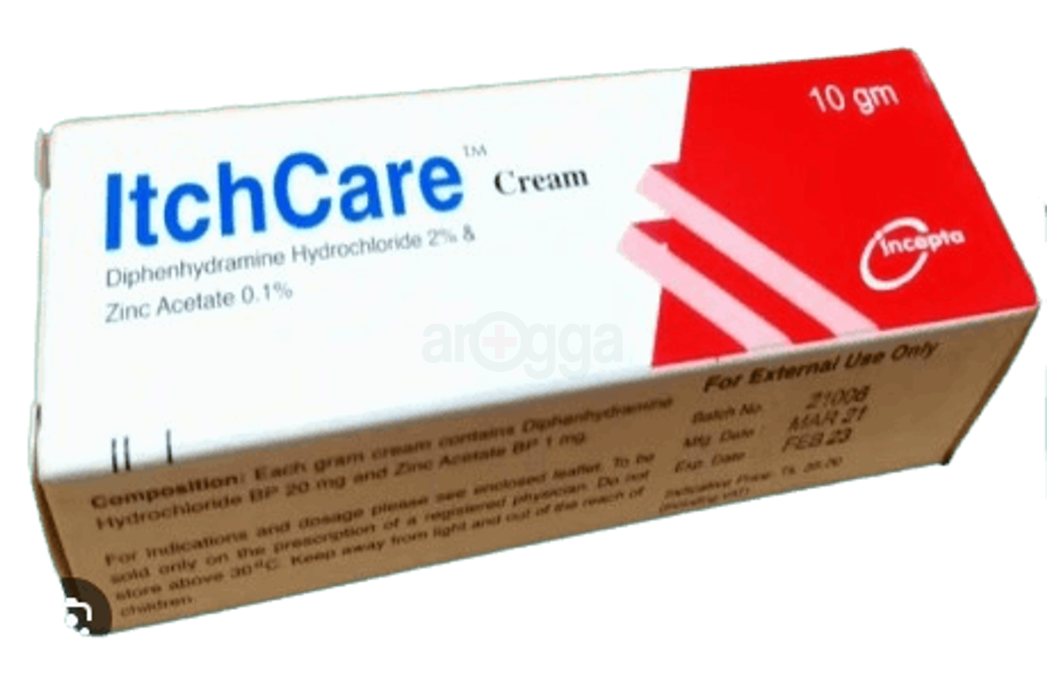 ItchCare 2%+0.1% Cream