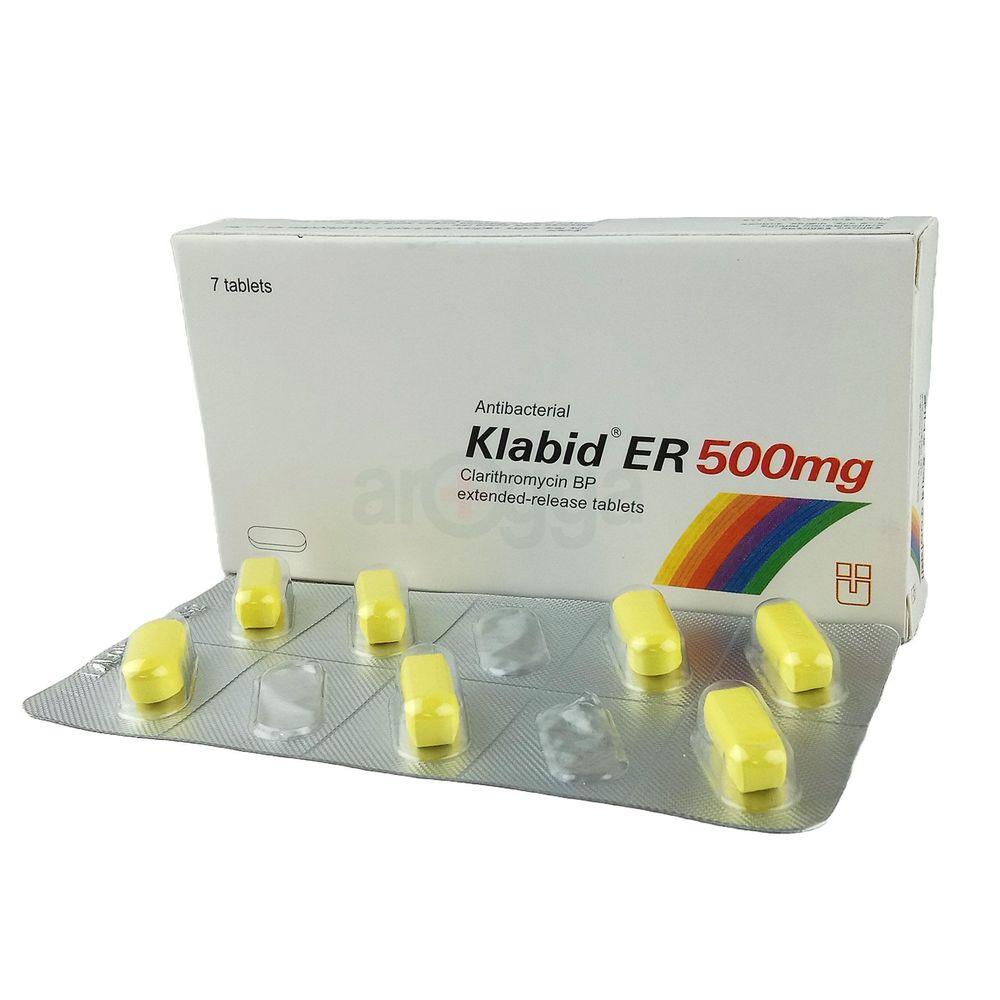 Klabid ER 500mg Tablet