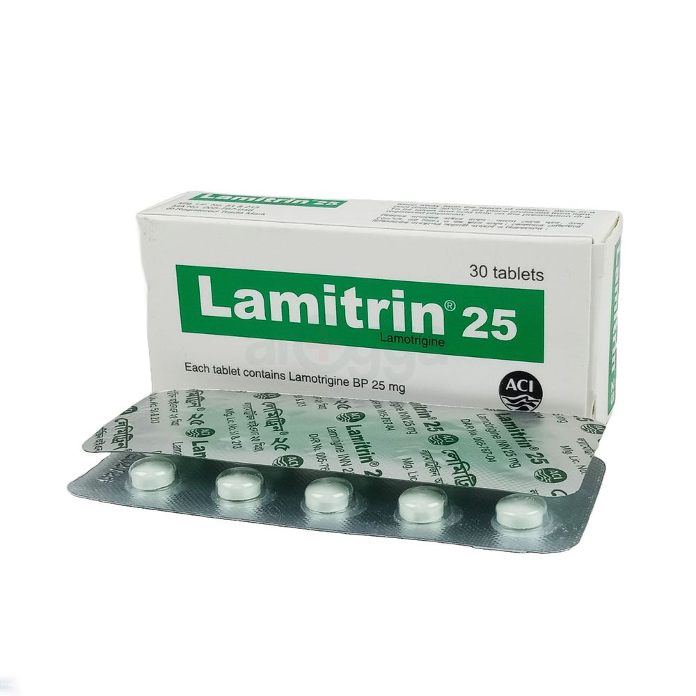 Lamitrin 25mg Tablet - Arogga Online Pharmacy