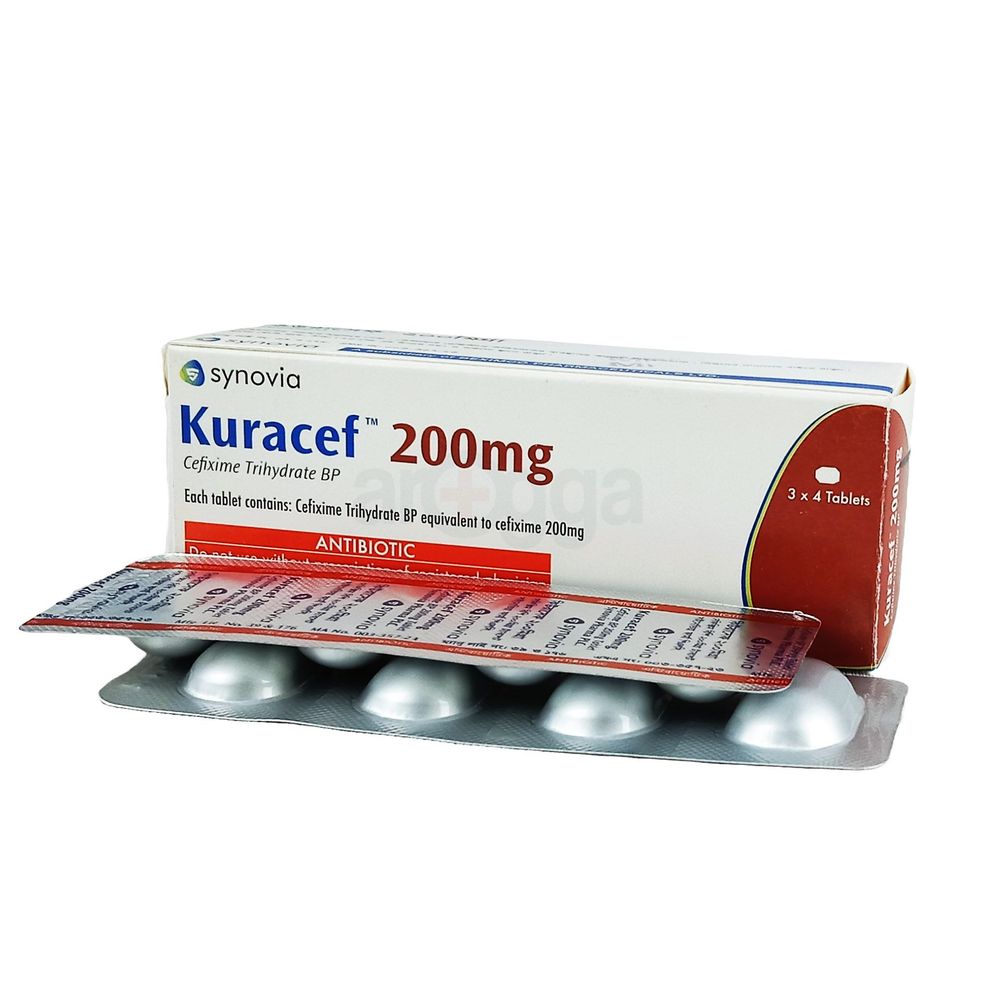 Kuracef 200mg Tablet