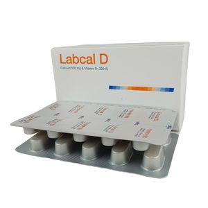 Labcal D 500mg+200IU Tablet