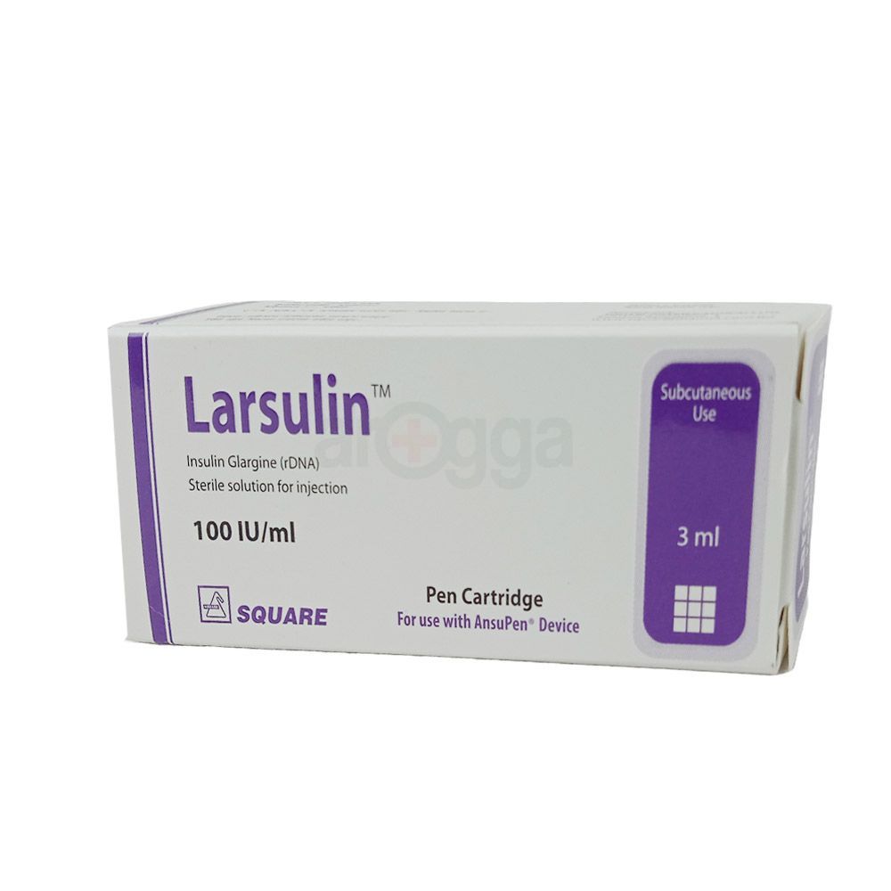 Larsulin Pen Cartidge 100IU/3ml Injection