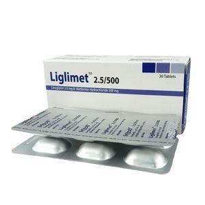 Liglimet 500 2.5mg+500mg Tablet