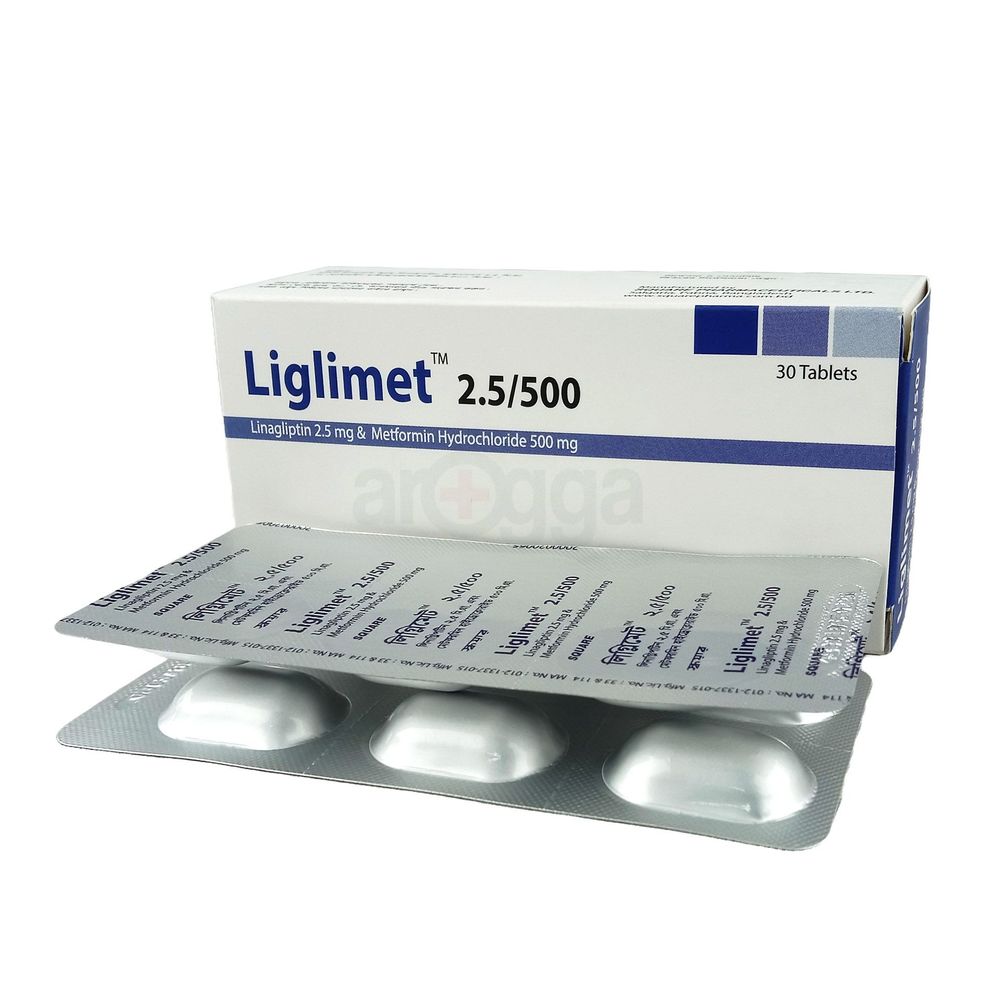 Liglimet 500 2.5mg+500mg Tablet