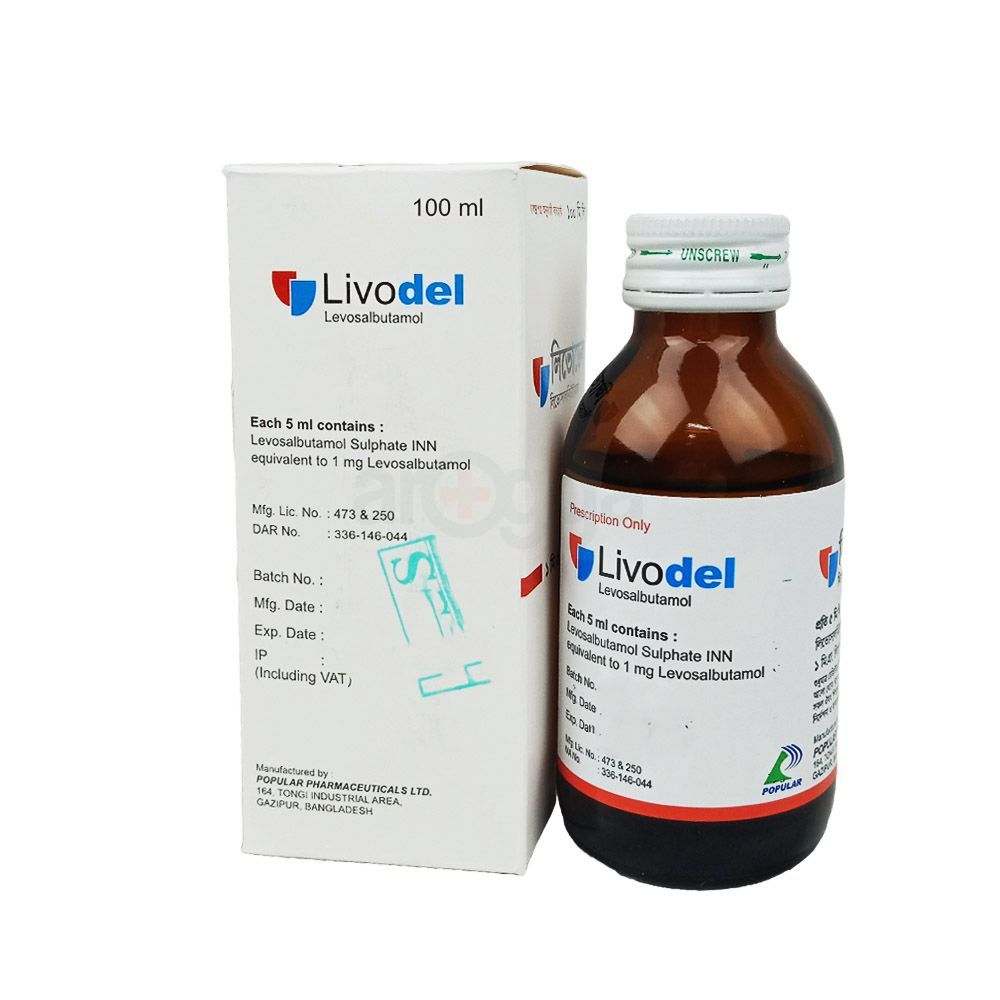 Livodel 1mg/5ml Syrup