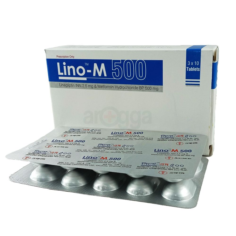 Lino-M 500 2.5mg+500mg Tablet