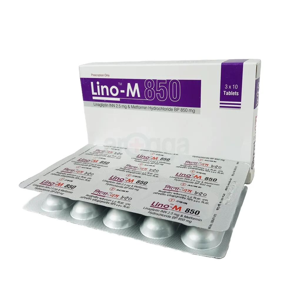 Lino-M 850 2.5mg+850mg Tablet