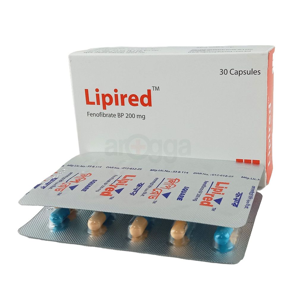 Lipired 200mg Capsule