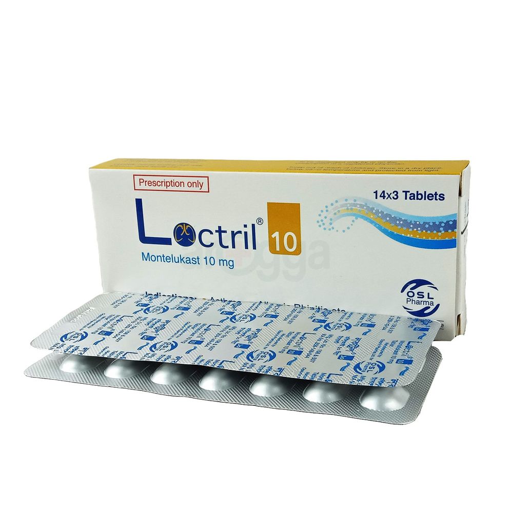 Loctril 10mg Tablet - Arogga Online Pharmacy