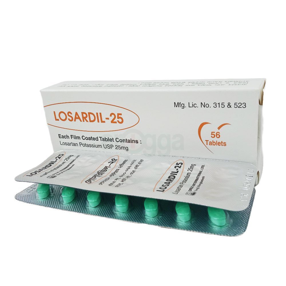 Losardil 25mg Tablet