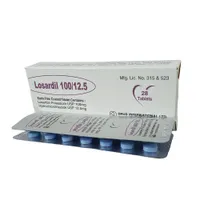 Losardil 100/12.5 12.5mg+100mg Tablet