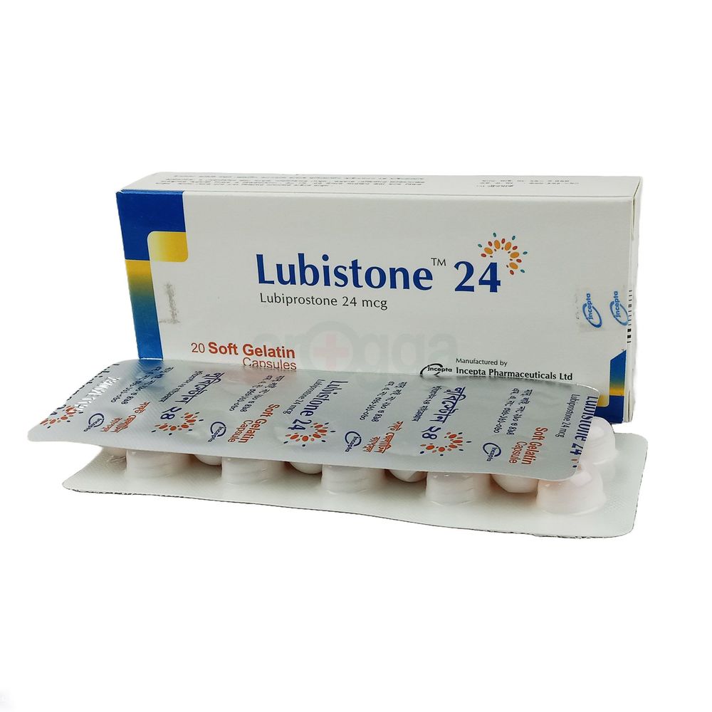 Lubistone 24 24mcg Capsule