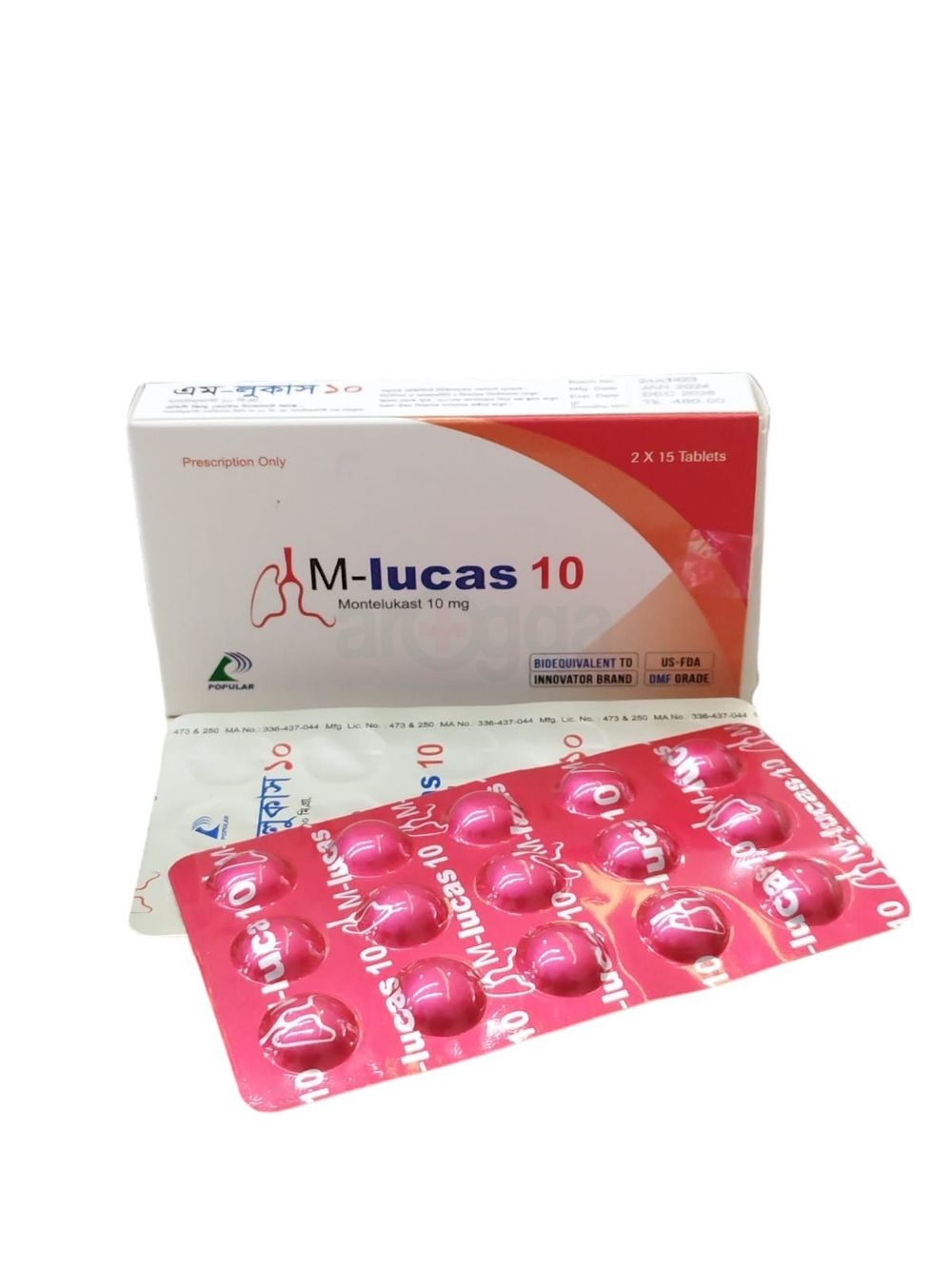 M-Lucas 10mg Tablet