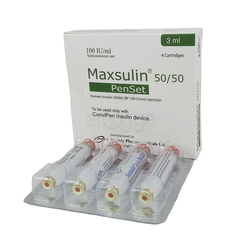 Maxsulin 50/50 100IU Penset 100IU/ml Injection