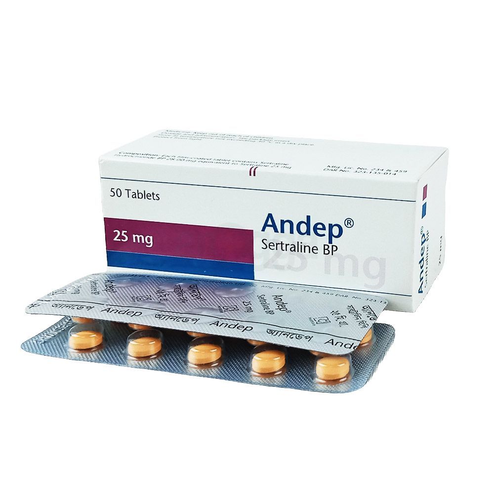 Andep 25mg Tablet