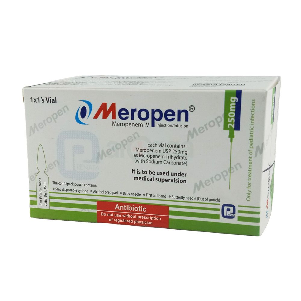 Meropen 250mg/vial Injection