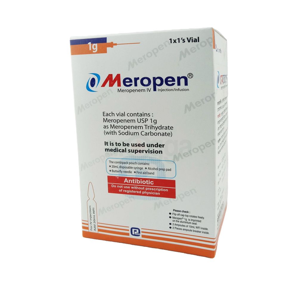 Meropen 1gm 1gm/vial Injection