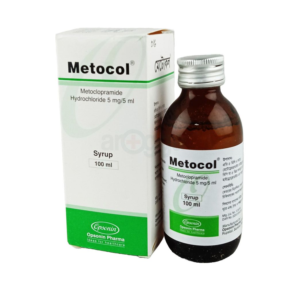 Metocol 100 ml 5mg/5ml Syrup