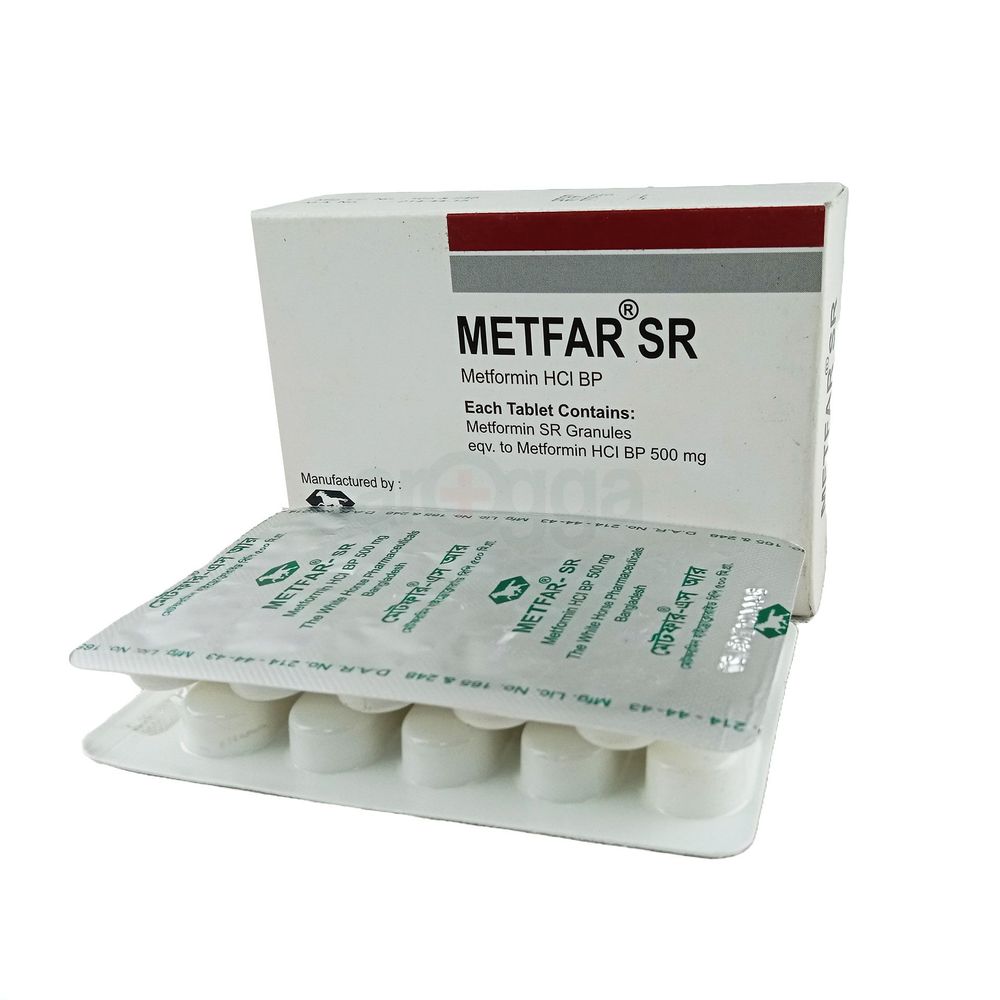 Metfar SR 500mg Tablet